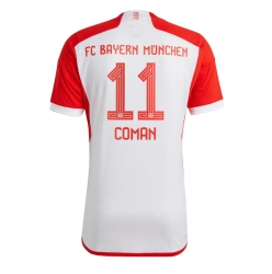 Bayern Munich Kingsley Coman #11 Heimtrikot 2023-24 Kurzarm