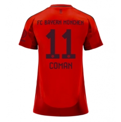 Bayern Munich Kingsley Coman #11 Heimtrikot Frauen 2024-25 Kurzarm