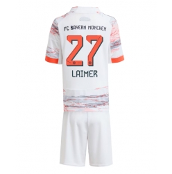 Bayern Munich Konrad Laimer #27 Auswärtstrikot Kinder 2025-26 Kurzarm (+ kurze hosen)