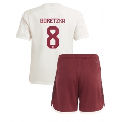 Bayern Munich Leon Goretzka #8 3rd trikot Kinder 2023-24 Kurzarm (+ kurze hosen)
