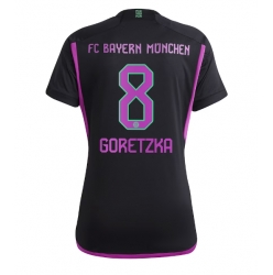 Bayern Munich Leon Goretzka #8 Auswärtstrikot Frauen 2023-24 Kurzarm