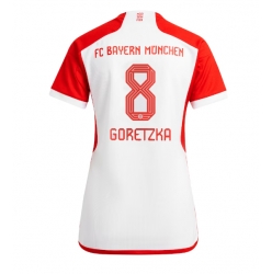 Bayern Munich Leon Goretzka #8 Heimtrikot Frauen 2023-24 Kurzarm