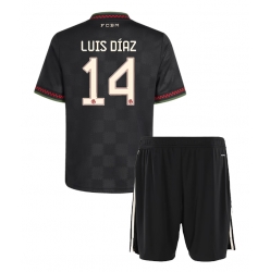Bayern Munich Luis Diaz #14 3rd trikot Kinder 2025-26 Kurzarm (+ kurze hosen)