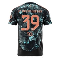 Bayern Munich Mathys Tel #39 Auswärtstrikot 2024-25 Kurzarm