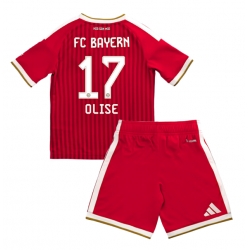 Bayern Munich Michael Olise #17 Heimtrikot Kinder 2026-27 Kurzarm (+ kurze hosen)