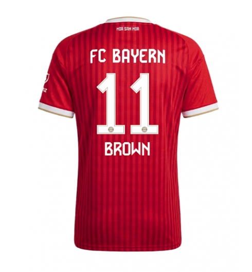 Bayern Munich Nathaniel Brown #11 Heimtrikot Frauen 2026-27 Kurzarm Bayern Munich Nathaniel Brown #11 Heimtrikot Frauen 2026-27 Kurzarm