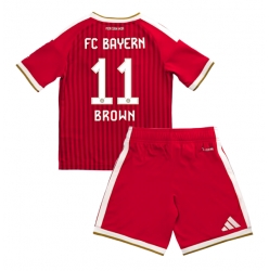 Bayern Munich Nathaniel Brown #11 Heimtrikot Kinder 2026-27 Kurzarm (+ kurze hosen)