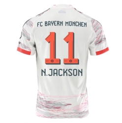 Bayern Munich Nicolas Jackson #11 Auswärtstrikot 2025-26 Kurzarm