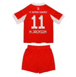 Bayern Munich Nicolas Jackson #11 Heimtrikot Kinder 2025-26 Kurzarm (+ kurze hosen)