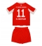 Bayern Munich Nicolas Jackson #11 Heimtrikot Kinder 2025-26 Kurzarm (+ kurze hosen)