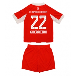 Bayern Munich Raphael Guerreiro #22 Heimtrikot Kinder 2025-26 Kurzarm (+ kurze hosen)
