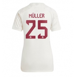 Bayern Munich Thomas Muller #25 3rd trikot Frauen 2023-24 Kurzarm