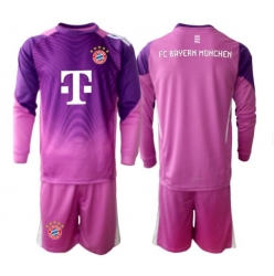 Bayern Munich Torwart 3rd trikot Kinder 2025-26 Langarm (+ kurze hosen)
