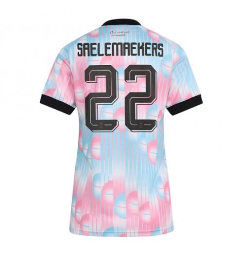 Belgien Alexis Saelemaekers #22 Auswärtstrikot Frauen WM 2026 Kurzarm Belgien Alexis Saelemaekers #22 Auswärtstrikot Frauen WM 2026 Kurzarm