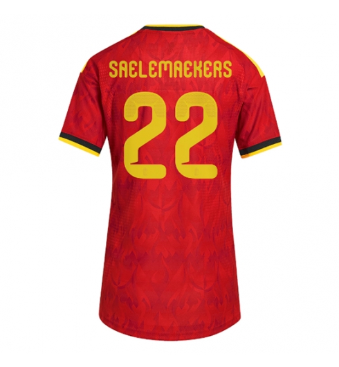 Belgien Alexis Saelemaekers #22 Heimtrikot Frauen WM 2026 Kurzarm Belgien Alexis Saelemaekers #22 Heimtrikot Frauen WM 2026 Kurzarm
