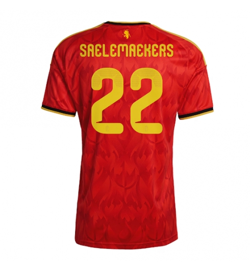 Belgien Alexis Saelemaekers #22 Heimtrikot WM 2026 Kurzarm Belgien Alexis Saelemaekers #22 Heimtrikot WM 2026 Kurzarm