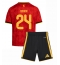 Belgien Amadou Onana #24 Heimtrikot Kinder WM 2026 Kurzarm (+ kurze hosen)