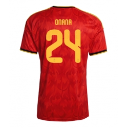 Belgien Amadou Onana #24 Heimtrikot WM 2026 Kurzarm