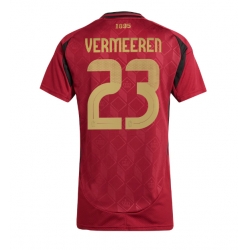 Belgien Arthur Vermeeren #23 Heimtrikot Frauen EM 2024 Kurzarm