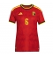 Belgien Axel Witsel #6 Heimtrikot Frauen WM 2026 Kurzarm Belgien Axel Witsel #6 Heimtrikot Frauen WM 2026 Kurzarm