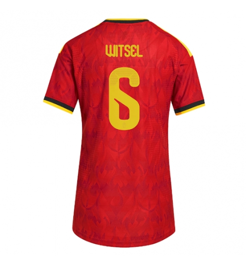 Belgien Axel Witsel #6 Heimtrikot Frauen WM 2026 Kurzarm Belgien Axel Witsel #6 Heimtrikot Frauen WM 2026 Kurzarm
