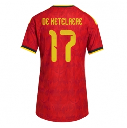 Belgien Charles De Ketelaere #17 Heimtrikot Frauen WM 2026 Kurzarm