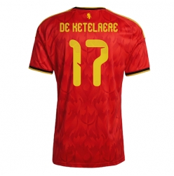Belgien Charles De Ketelaere #17 Heimtrikot WM 2026 Kurzarm