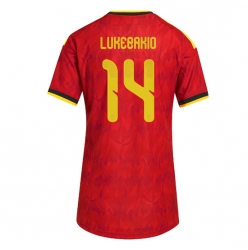 Belgien Dodi Lukebakio #14 Heimtrikot Frauen WM 2026 Kurzarm