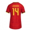 Belgien Dodi Lukebakio #14 Heimtrikot Frauen WM 2026 Kurzarm Belgien Dodi Lukebakio #14 Heimtrikot Frauen WM 2026 Kurzarm