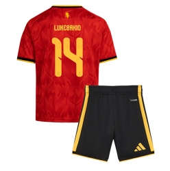 Belgien Dodi Lukebakio #14 Heimtrikot Kinder WM 2026 Kurzarm (+ kurze hosen)