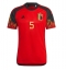 Belgien Jan Vertonghen #5 Heimtrikot WM 2022 Kurzarm