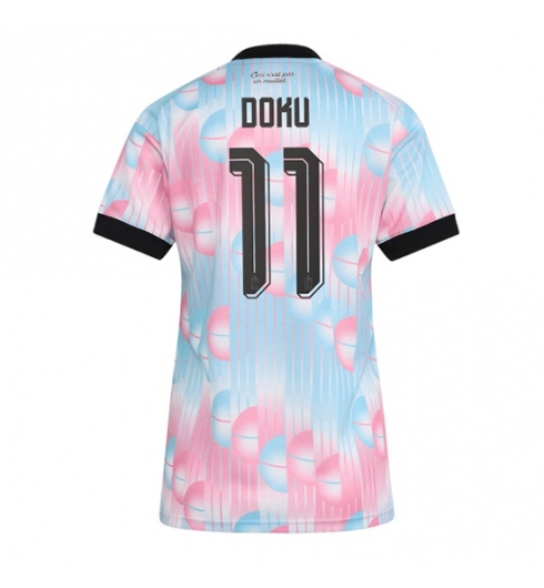 Belgien Jeremy Doku #11 Auswärtstrikot Frauen WM 2026 Kurzarm Belgien Jeremy Doku #11 Auswärtstrikot Frauen WM 2026 Kurzarm