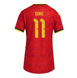Belgien Jeremy Doku #11 Heimtrikot Frauen WM 2026 Kurzarm