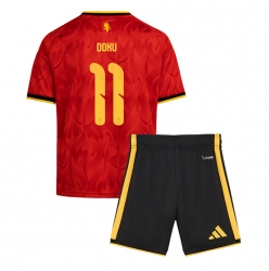 Belgien Jeremy Doku #11 Heimtrikot Kinder WM 2026 Kurzarm (+ kurze hosen)