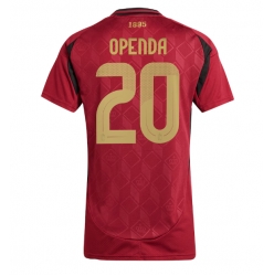 Belgien Lois Openda #20 Heimtrikot Frauen EM 2024 Kurzarm