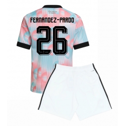 Belgien Matias Fernandez-Pardo #26 Auswärtstrikot Kinder WM 2026 Kurzarm (+ kurze hosen)