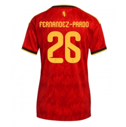Belgien Matias Fernandez-Pardo #26 Heimtrikot Frauen WM 2026 Kurzarm