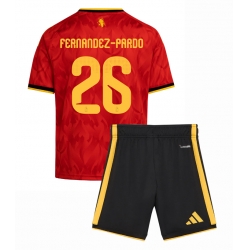Belgien Matias Fernandez-Pardo #26 Heimtrikot Kinder WM 2026 Kurzarm (+ kurze hosen)