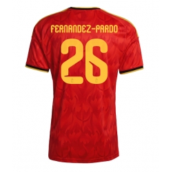 Belgien Matias Fernandez-Pardo #26 Heimtrikot WM 2026 Kurzarm