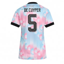 Belgien Maxim De Cuyper #5 Auswärtstrikot Frauen WM 2026 Kurzarm