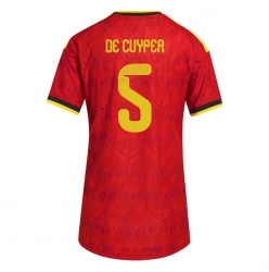 Belgien Maxim De Cuyper #5 Heimtrikot Frauen WM 2026 Kurzarm