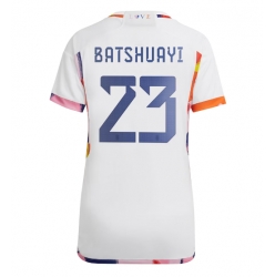 Belgien Michy Batshuayi #23 Auswärtstrikot Frauen WM 2022 Kurzarm