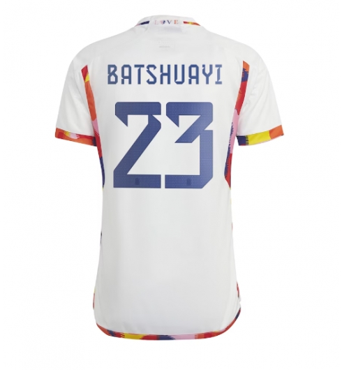 Belgien Michy Batshuayi #23 Auswärtstrikot WM 2022 Kurzarm