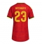Belgien Michy Batshuayi #23 Heimtrikot Frauen WM 2026 Kurzarm Belgien Michy Batshuayi #23 Heimtrikot Frauen WM 2026 Kurzarm