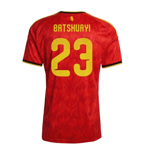 Belgien Michy Batshuayi #23 Heimtrikot WM 2026 Kurzarm Belgien Michy Batshuayi #23 Heimtrikot WM 2026 Kurzarm