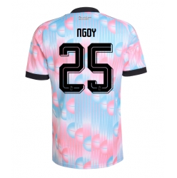 Belgien Nathan Ngoy #25 Auswärtstrikot WM 2026 Kurzarm