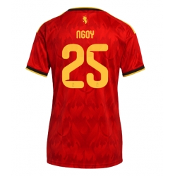 Belgien Nathan Ngoy #25 Heimtrikot Frauen WM 2026 Kurzarm