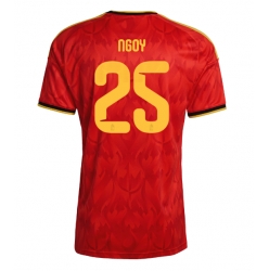 Belgien Nathan Ngoy #25 Heimtrikot WM 2026 Kurzarm