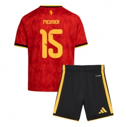 Belgien Thomas Meunier #15 Heimtrikot Kinder WM 2026 Kurzarm (+ kurze hosen)