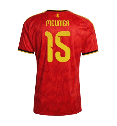 Belgien Thomas Meunier #15 Heimtrikot WM 2026 Kurzarm Belgien Thomas Meunier #15 Heimtrikot WM 2026 Kurzarm